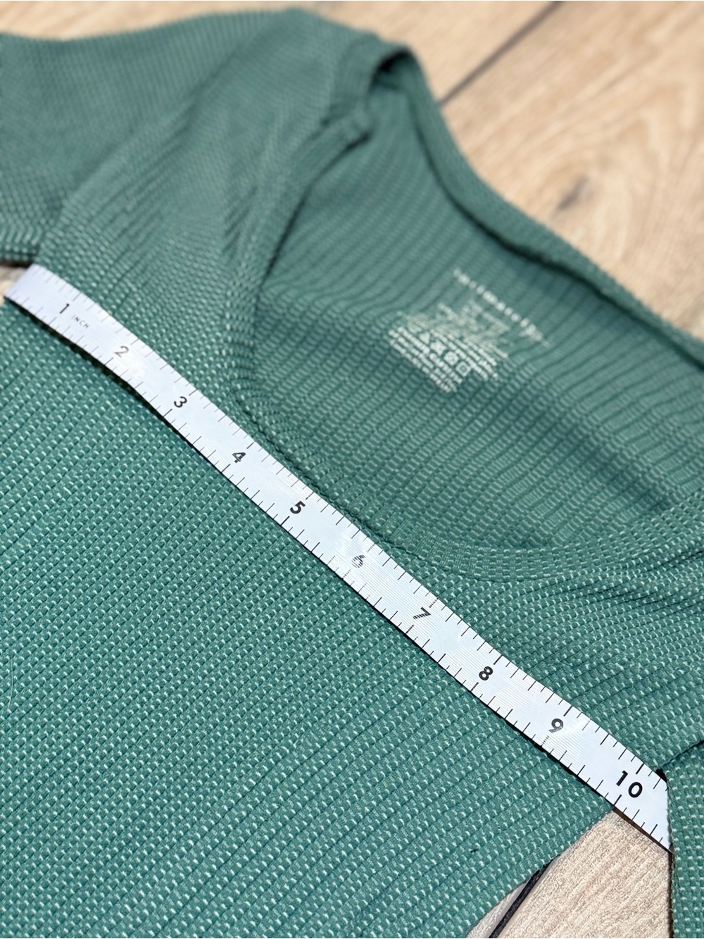 Free People Green Clean Slate Seamless Long Sleeve Layering Top XS/S - Picture 12 of 16
